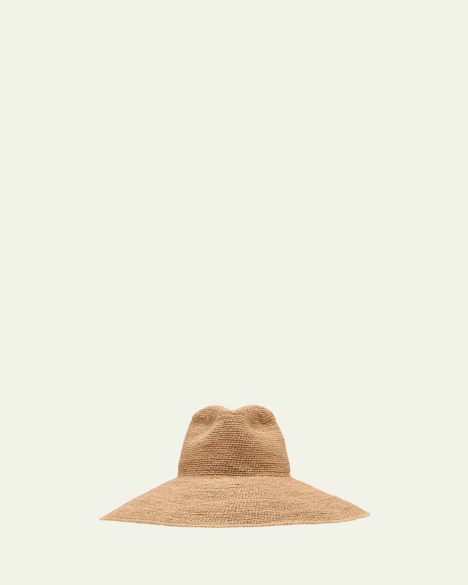 Waverly Raffia Large Brim Hat